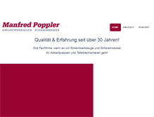 Tablet Screenshot of poppler-werkzeuge.de